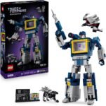 LEGO Icons Transformers: Soundwave Set per Adulti – Kit di Modellismo da Esposizione con Figure Trasformabili tra cui Laserbeak e Ravage, e un Mattoncino Sonoro – Regalo da Collezione per Fan – 10358