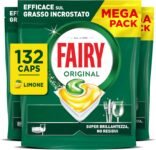 Fairy Original Tutto In Uno Capsule Per Lavastoviglie Limone, 132 Capsule