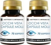 Luteina 140 Softgels con Zinco e Olio di Pesce Omega 3 DHA EPA | Integratore Visione Occhi Vista | 1 Softgel al Giorno LA BOTTEGA DEGLI INTEGRATORI