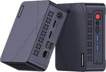 origimagic Mini PC C1, N97 Processore (fino a 3,6 GHz) 16 GB DDR4/512 GB SSD, mini desktop pc per Pre-W11 pro/WiFi 5/ BT5.1/RJ45/HDMI 2.0/4K UHD triplo schermo, PC per aziende, istruzione