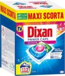 Dixan Powercaps Multicolor, Detersivo Lavatrice Predosato In Capsule, Ideale Per Capi Colorati, 56X2 (112) Lavaggi – 1680 g