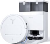 ECOVACS DEEBOT T50 OMNI Gen2 Robot Aspirapolvere Lavapavimenti, (Migliorato da T30 PRO), 21000 Pa, Spazzola Laterale Estensibile e Lavapavimenti, lavaggio con acqua calda a 75 ℃, Ultrasottile 81 mm