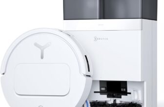 ECOVACS DEEBOT T50 OMNI Gen2 Robot Aspirapolvere Lavapavimenti, (Migliorato da T30 PRO), 21000 Pa, Spazzola Laterale Estensibile e Lavapavimenti, lavaggio con acqua calda a 75 ℃, Ultrasottile 81 mm