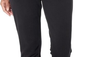 Amazon Essentials Pantaloni da Jogging in Pile con Risvolto (Disponibili in Taglie Forti) Donna