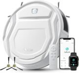 Lefant M210P Robot Aspirapolvere, Potenziamento Tappeto, Aspirazione 2200Pa, Ultrasottile 7.8cm Aspirapolvere Robot,Ideale Per Peli di Animali, Moquette, Pavimento Duro, App/WiFi/Alexa/Con Telecomando