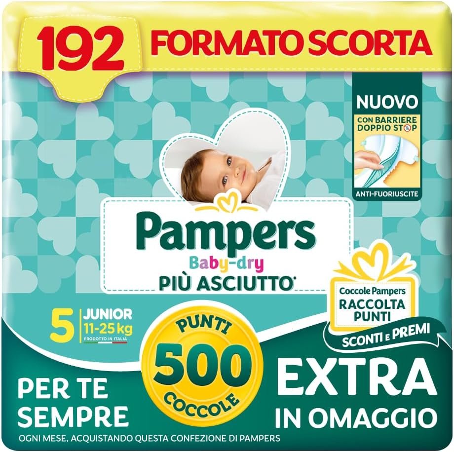 Pampers Progressi Primi Giorni, 84 Pannolini, Due Pacchi Taglia 1 (2-5 Kg) e Un Pacco Taglia 2 (3-6 Kg)