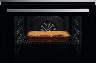 Electrolux Serie 600 Forno da Incasso a Vapore Multifunzione, Capacità 65 L, OED3H00BX, Pizza, SteamBake, Pulizia AquaClean, 670 x654x635 mm. Inox, Classe A
