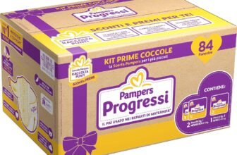 Pampers Progressi Primi Giorni, 84 Pannolini, Due Pacchi Taglia 1 (2-5 Kg) e Un Pacco Taglia 2 (3-6 Kg)