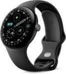 Google Pixel Watch 4 (45 mm) &ndash; Smartwatch Android con tracker per fitness e benessere, e assistente virtuale Gemini &ndash; Cassa in alluminio nero opaco &ndash; Cinturino sportivo nero ossidiana &ndash; LTE