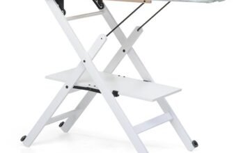 Foppapedretti Assai Ironing Board, Beech Wood, White Painted