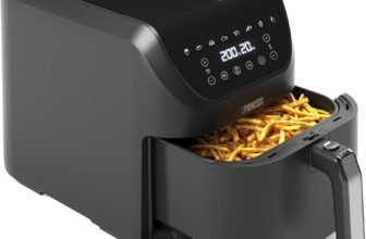 Princess Friggitrice senza olio SlimFry – Design salvaspazio – Senza BPA – 8 L – 8 programmi – Temperatura e timer regolabili – 2 000 W – 182256