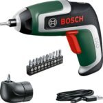 Bosch Cacciavite a batteria compatto IXO set (7a generazione; 3,6 V; 2.0 Ah; 5,5 Nm; attacco con testa ad angolo; con cavo micro-USB; avvita fino a 190 viti; in confezione di cartone)&ndash;Edizione Amazon