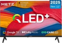 Metz QLED 32 Inch HD Smart TV, 32MQF7000Z, HDR10, Dolby Audio, Blue Light Reduction, Google TV, Googlecast, DVB-T Tuner, T2/C/S/S2/Analogue