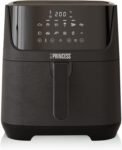 Princess 6.5L Digital Air Fryer – with Removable Divider – 60 Percent Less Power Consumption – Digital Touch Screen – 12 Programs – Oil Free – Black – 182061