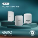 Introducing Amazon eero Pro 7 tri-band mesh Wi-Fi 7 router (newest model) – Supports internet plans up to 5 Gbps, Coverage up to 560 m², 3-pack