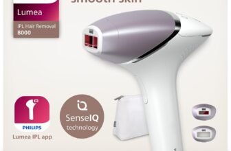 Philips Lumea 8000 Series IPL Hair Removal Device Alternative to Laser Hair Removal Devices with SenseIQ Technology, 2 Face and Body Accessories BRI944/00